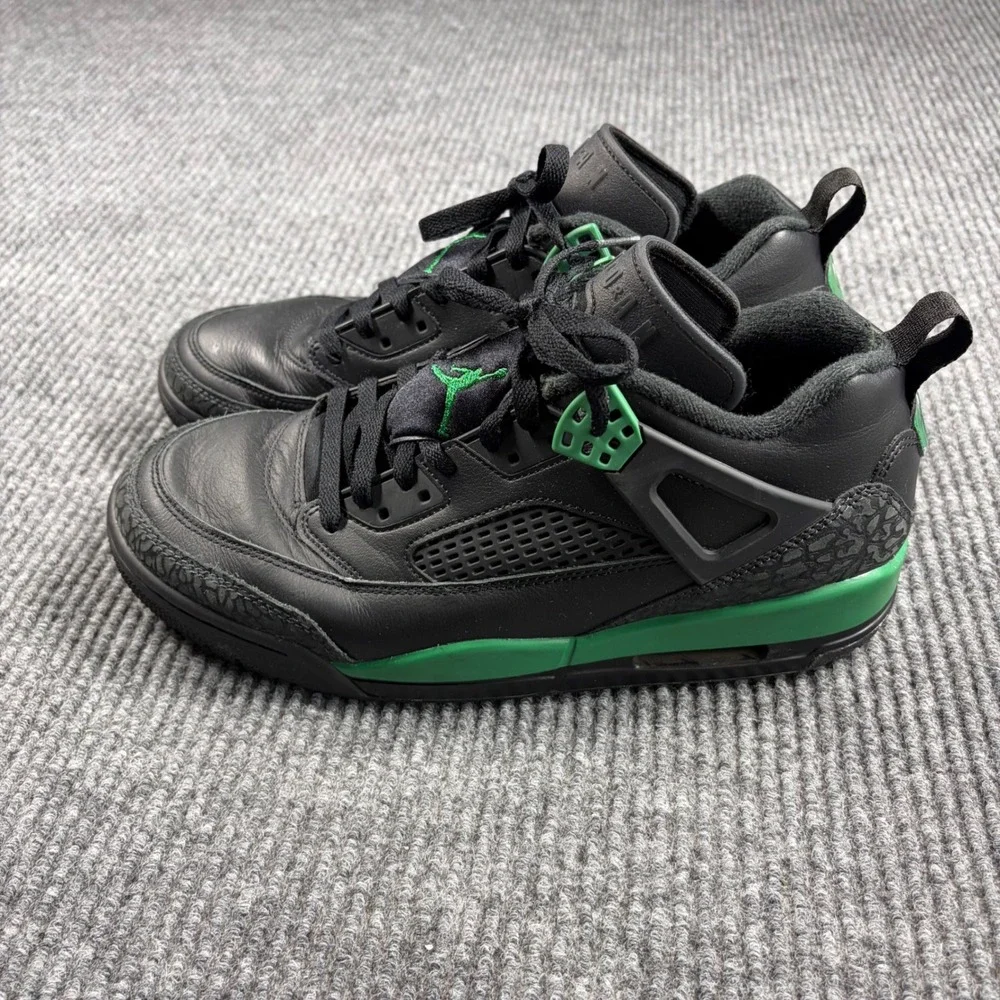 Nike Air Jordan Spizike Low Black Pine Green Sneakers FQ1759-003 Mens Size 10